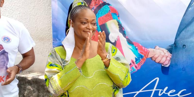 L'ancienne candidate députée nationale Wivine Moleka
