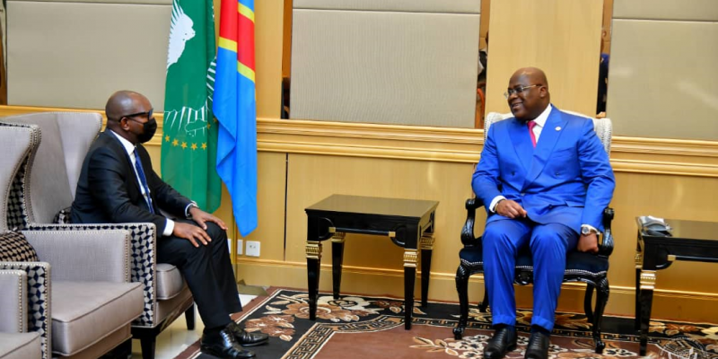 Le président de la république, Félix Tshisekedi et le Premier ministre Sama Lukonde/Ph Présidence 