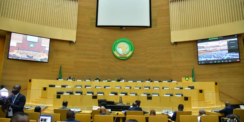 Salle de plénière de l'UA à Addis Abeba