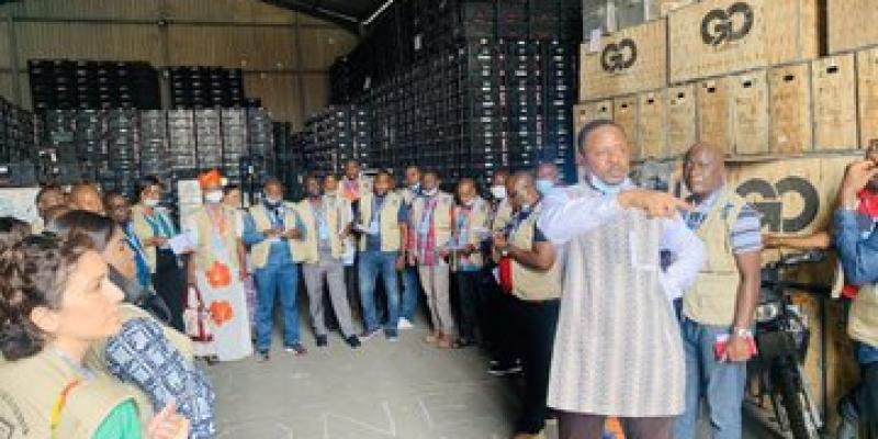 RDC : la formation des formateurs en logistique électorale clôturée par une visite d’immersion aux entrepôts de la CENI
