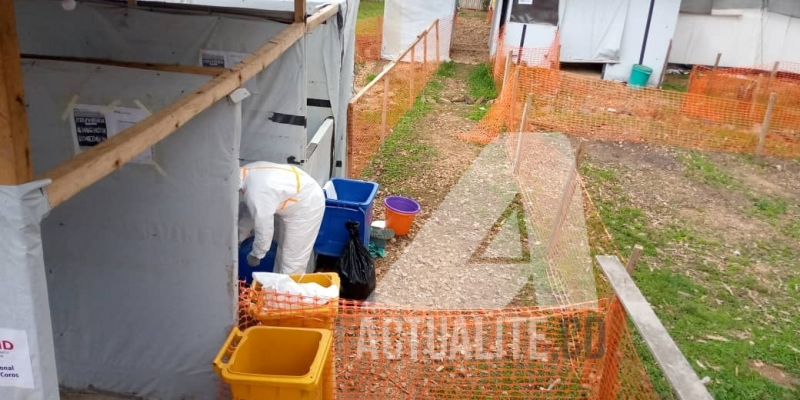 Un centre de traitement d'Ebola à à Butembo en 2021/Ph ACTUALITE.CD