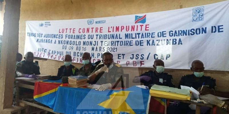 Procès du chef coutumier et ancien chef milicien Laurent Nsumbu Katende/Ph ACTUALITE.CD
