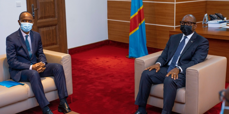 Sama Lukonde et Dominic Sam