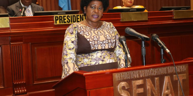 La sénatrice Ida Kidima