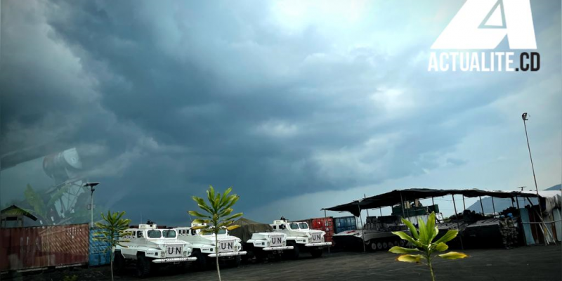 Une base des casques bleus dans l'est de la RDC/Ph ACTUALITE.CD