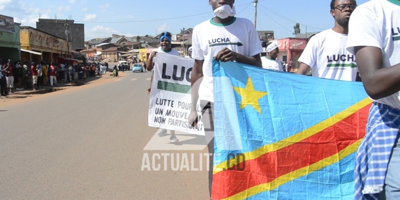 Manifestation de la population contre l'insécurité à Butembo/Ph ACTUALITE.CD 