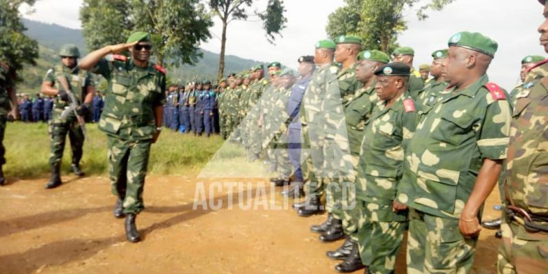 Les FARDC en parade/Ph. ACTUALITE.CD