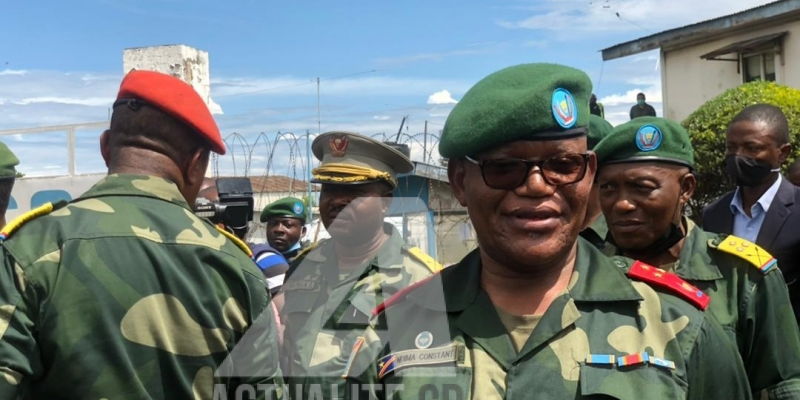 Lieutenant-général Constant Ndima, gouverneur du Nord-Kivu/Ph ACTUALITE.CD 