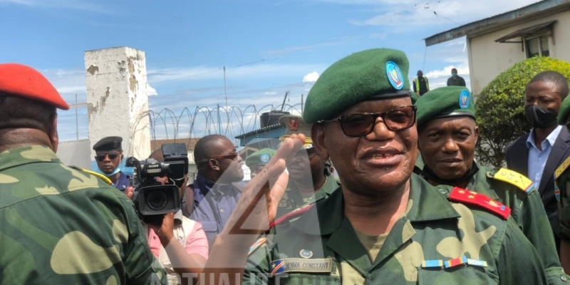 Lieutenant-général Constant Ndima, gouverneur du Nord-Kivu/Ph ACTUALITE.CD 
