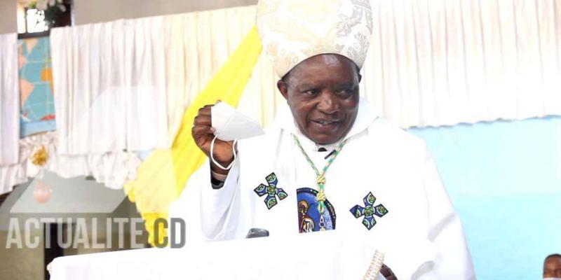 Mgr Sikuli Paluku Melchisédech, Evêque du diocèse catholique de Butembo-Beni/Ph droits tiers 