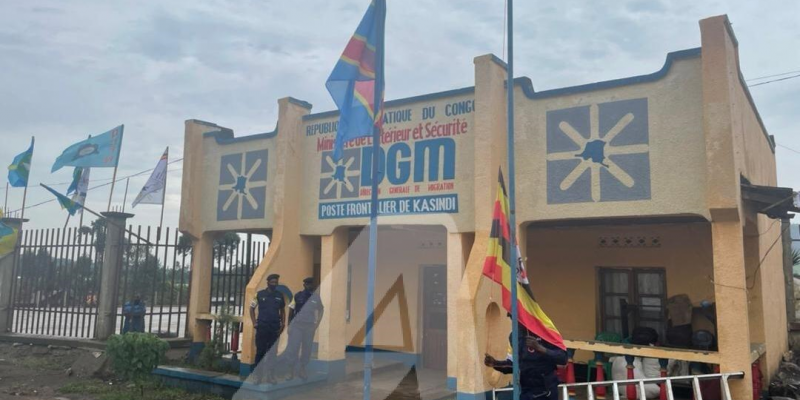 Le bureau de la DGM au poste frontalier de Kasindi/Ph ACTUALITE.CD 