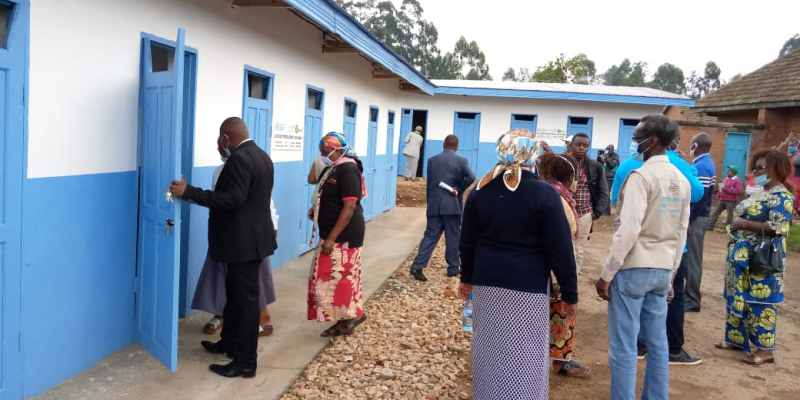 Des latrines construites à l’hôpital général de référence de Musienene/Ph ACTUALITE.CD 