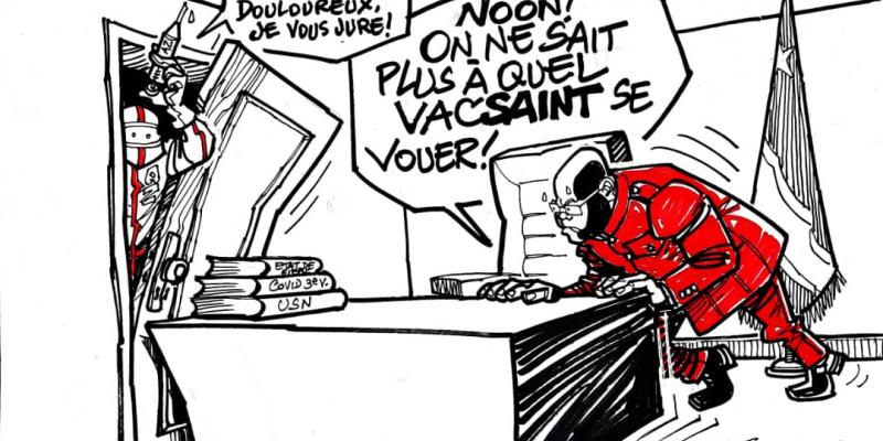 Les caricatures de ACTUALITE.CD sont réalisées par Kash. 