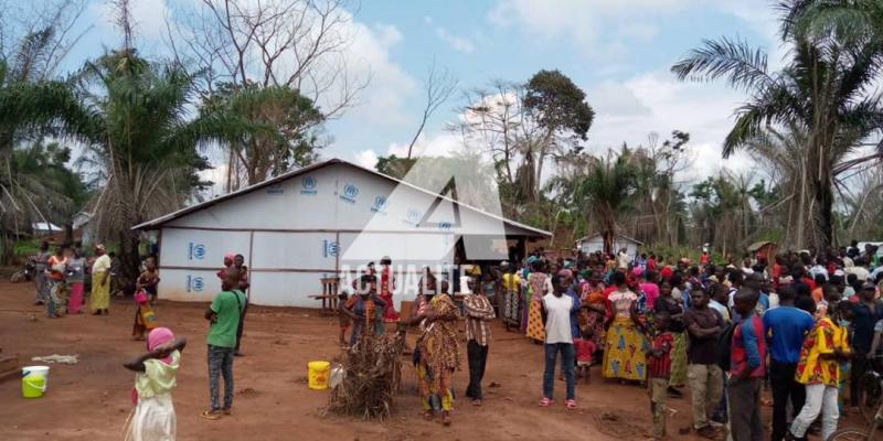 Les réfugiés centrafricains relocalisés de Yakoma vers le site de Modale au Nord-Ubangi