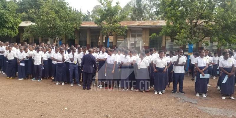 Les élèves à Goma