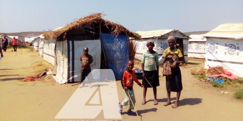 Un camp des déplacés en Ituri. Photo ACTUALITE.CD