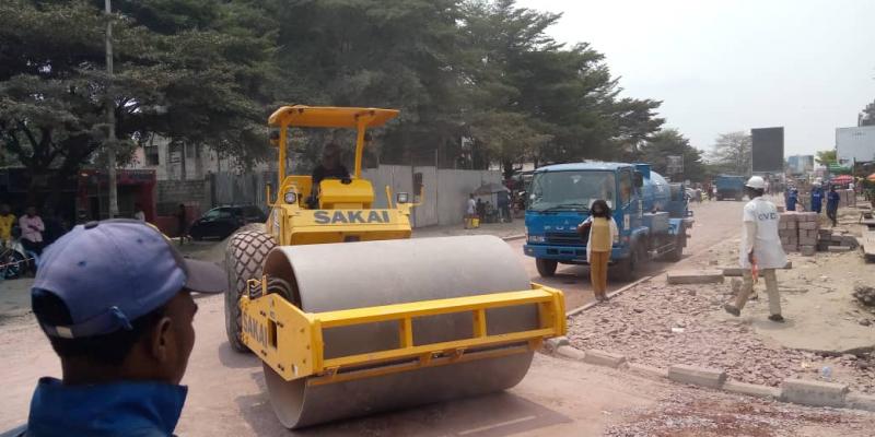 Les travaux de réhébilitation de l'avenue Nyangwe