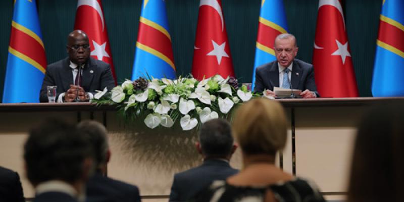 Recep Tayyip Erdoğan et Félix Tshisekedi
