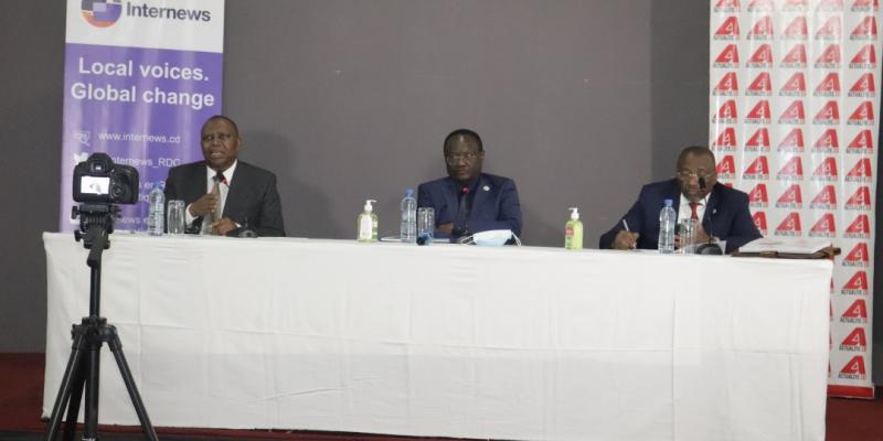 Jacques Djoli, Jean-Chrétien Ekambo et Kasongo Mwema News Forum