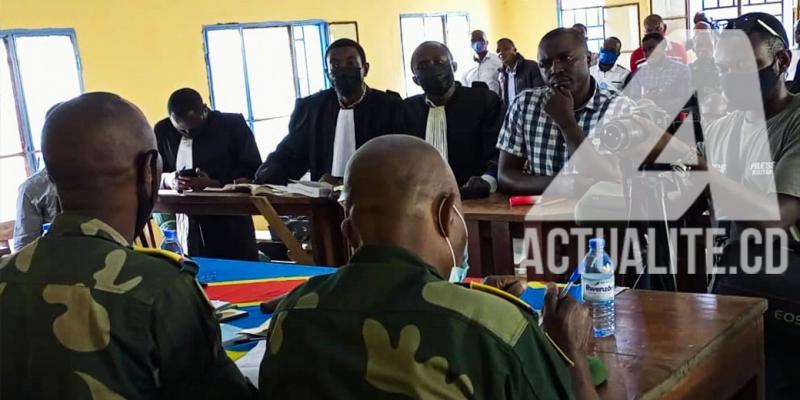 Procès du député provincial Hubert Berocan au tribunal militaire de l'Ituri