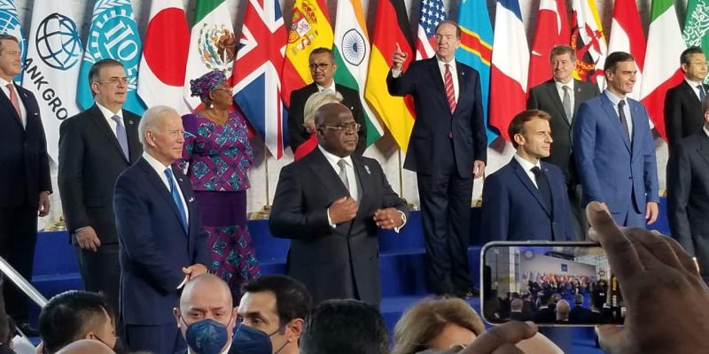 Félix Tshisekedi aux côtés des dirigeants mondiaux au sommet du G20 à Rome