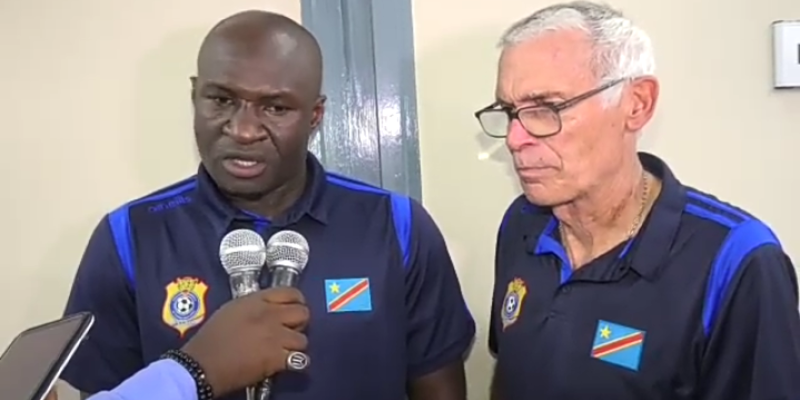 Hector Cuper, sélectionneur de la RDC en interview d'après match 