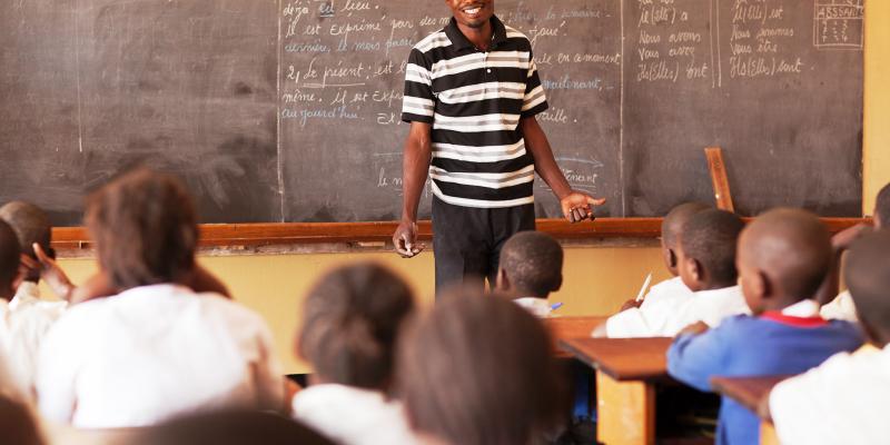 Enseignant de l’école primaire Muombe Mwewa