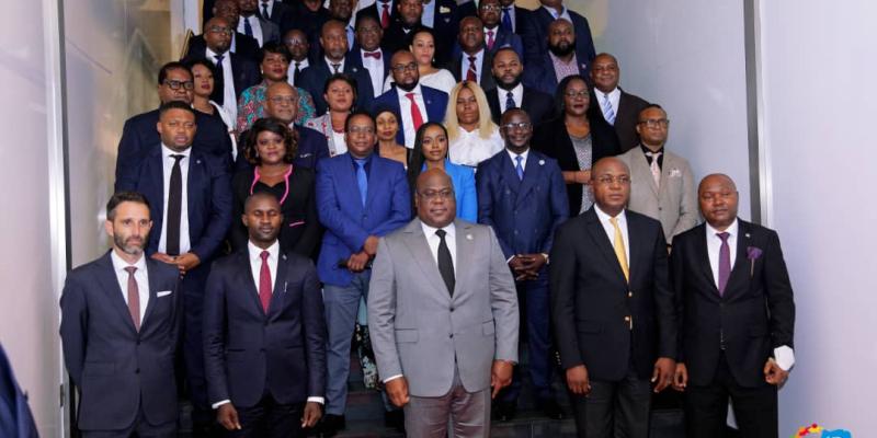 Félix Tshisekedi au lancement du forum de la diaspora