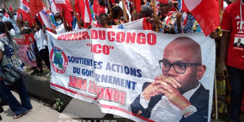 parti politiques de l'Union sacrée soutenant la présentation du budget de Sama Lukonde