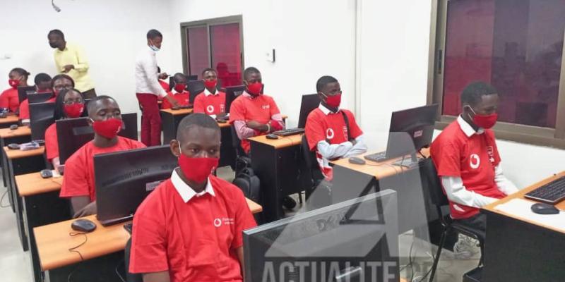 Les candidats au test national de la Bourse Vodacom Exetat 2021 