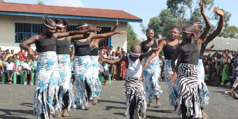 Des enfants de Masisi dans le cadre d'une campagne sur leurs droits