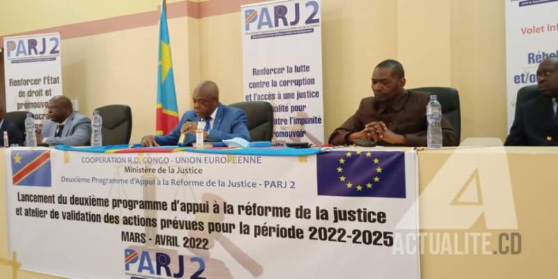 Atelier de démarrage des activités du deuxième programme d'appui à la réforme de la justice (PARJ2)