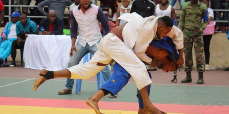 un combat de Judo
