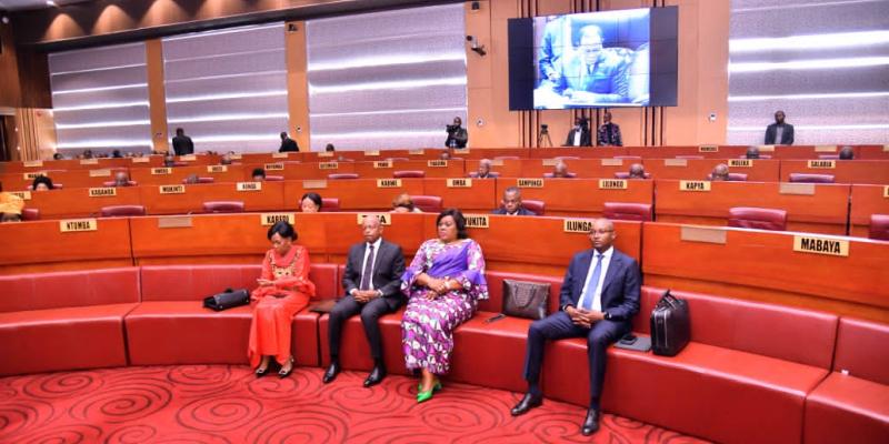 Les membres du gouvernement Sama Lukonde au Sénat