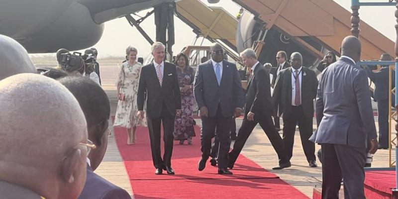 Le Roi Philippe de Belgique et Félix Tshisekedi