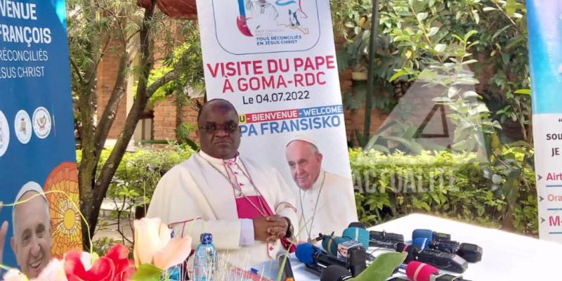 Mgr. Willy Ngumbi, évêque du diocèse de Goma 