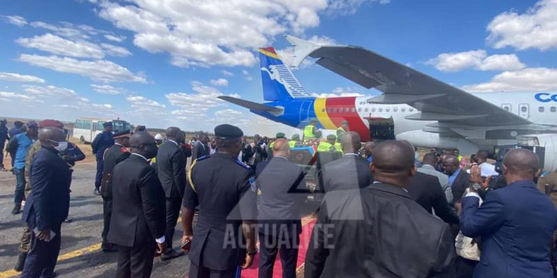 Dépouille de Lumumba en direction de Kinshasa