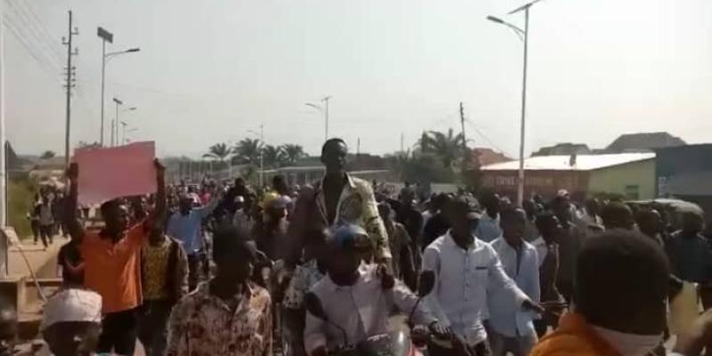 Manifestation des étudiants de l'UNIKAL