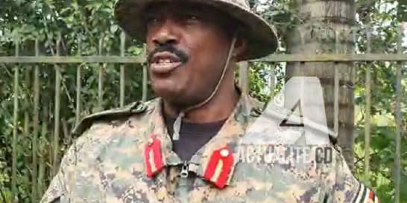 Le général major Kayanja Muhanga de UPDF 