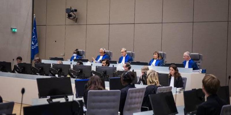 Une vue de l'audience de l'affaire Ntaganda à la CPI