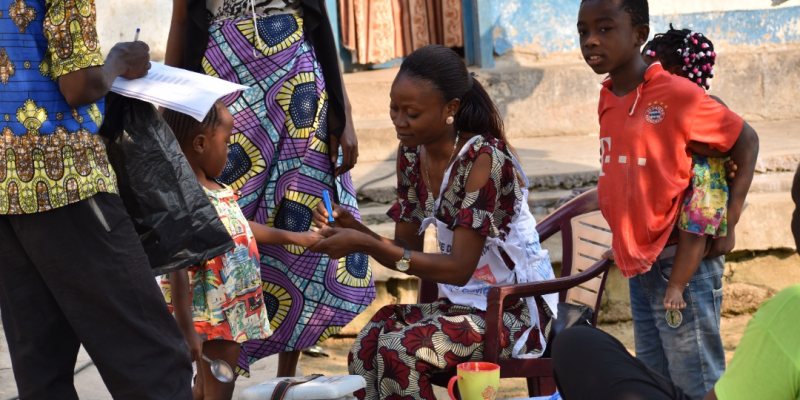 Vaccination contre la polio à Kindu