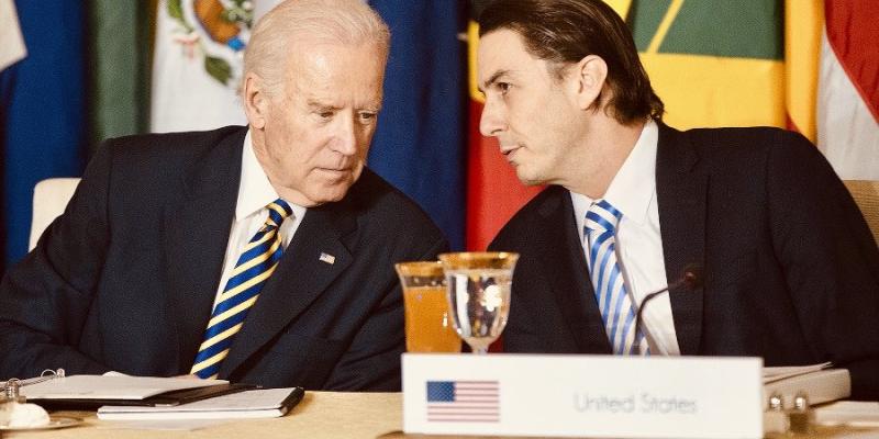 Amos Hochstein et Joe Biden 