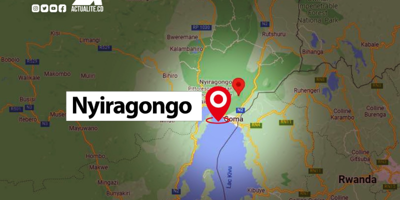 Carte du territoire de Nyiragongo