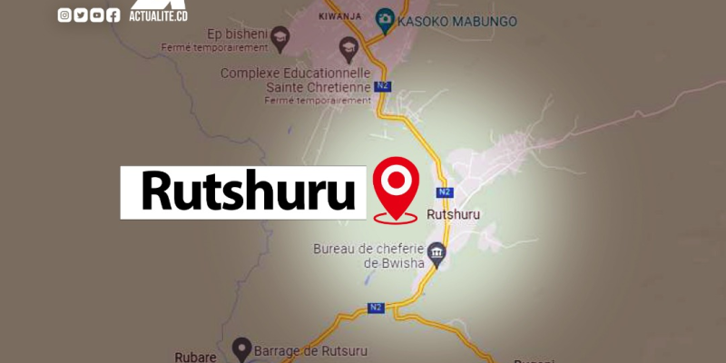 Carte du territoire de Rutshuru