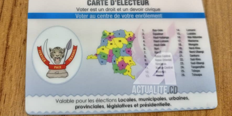 La carte d'électeur