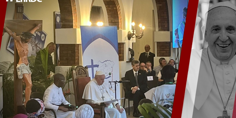Le Pape François reçoit les victimes des violences dans l'est du pays