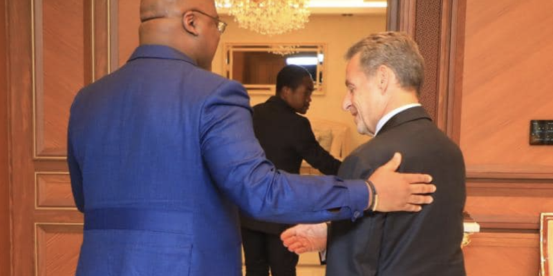 Félix Tshisekedi et Nicolas Sarkozy