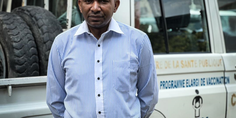 Dr Stéphane Hans, médecin coordinateur du PEV au Nord-Kivu