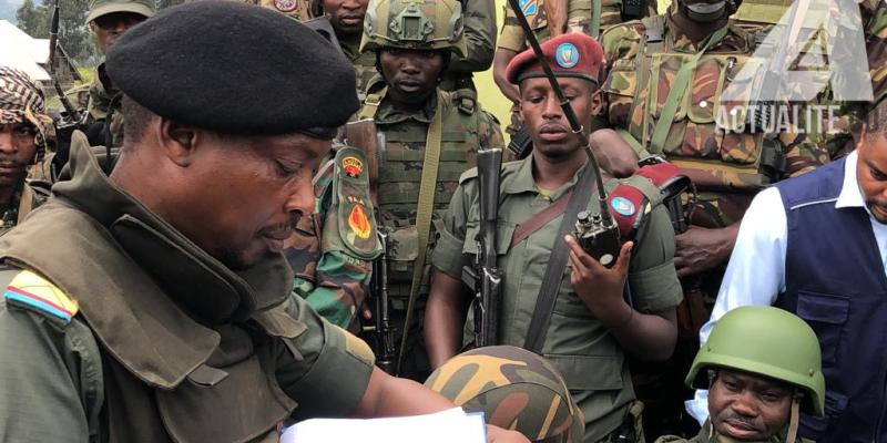 Les rebelles du M23 en discussion avec la force de l'EAC à Kibumba