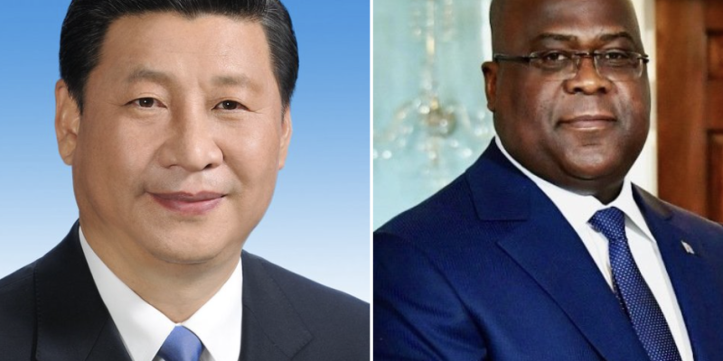 Xi Jinping et Félix Tshisekedi